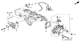 16411-p73-000 Acura Genuine Stay Throttle Wire