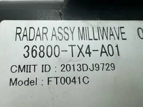 36800-tx4-a01 Acura 36802-tx4-a02 2016 2017 2018 Rdx Cruise Control Distance Sensor Radar Oem #2
