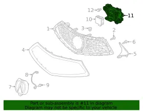 36805-tjb-a02 Acura Genuine Distance Sensor Mount Bracket #2