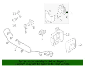 4h0-998-561-a Audi Genuine Radar Sensor Repair Kit #2