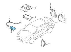 4h0907217f Audi 2015-2018 A8 D4 - Camera / Adaptive Cruise Control Module #3 4h0907217f Audi 2015-2018 A8 D4 - Camera / Adaptive Cruise Control Module #3