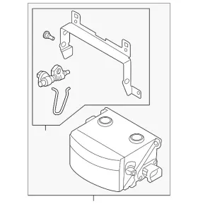 4k8-907-639-h Audi Genuine Sensor
