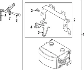 4n0-907-639-j Audi Genuine Distance Sensor