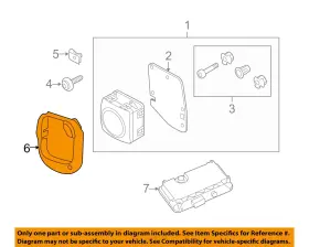 4g0907225a Audi Oem 16-18 A6 Quattro Electrical Cruise Control System-cover