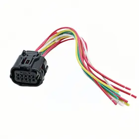 Whdx0003 Auto-domain Fit Honda Acura Nissan Kia 10way Front Radar Sonar Sensor Acc Connector Wiring