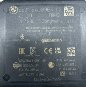 5a589b4-02 Bmw 2019-24 Cruise Control Distance Sensor Radar Module Oem 6631 #2