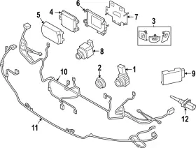 61-12-5-a36-ff6 Bmw Genuine Wire Harness