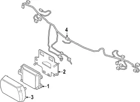 61-12-5-a6a-527 Bmw Genuine Harness