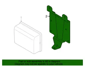 66-31-6-775-366 Bmw Genuine 2011-2016 Bracket #2 66-31-6-775-366 Bmw Genuine 2011-2016 Bracket #2