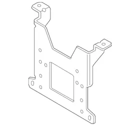 66-31-6-864-380 Bmw Genuine Distance Sensor Mount Bracket