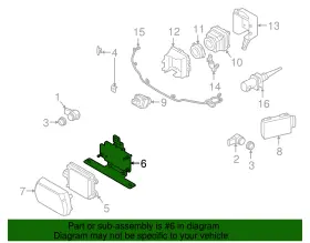 66-31-6-873-402 Bmw Genuine Mount Bracket #2