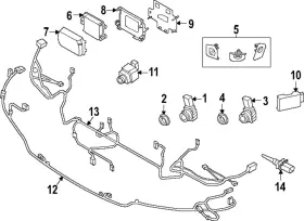 66-31-9-500-172 Bmw Genuine 2022-2024 I4 - Mount Bracket