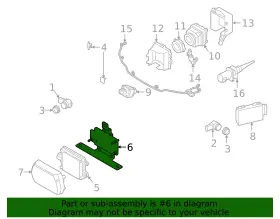 66-31-9-882-750 Bmw Genuine Mount Bracket #2