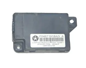 04671918ag Chrysler Jeep Dodge Ram 09-15 Driver Assist Compass Control Module 04671918ag Chrysler Jeep Dodge Ram 09-15 Driver Assist Compass Control Module
