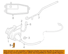 6025867 Chrysler Oem 85-07 300m Electrical Cruise Control System-cable Clip