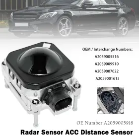 Darupsun A2059005918 Radar Sensor Acc Distance For Mercedes C-class W205 Glc W253