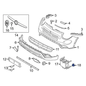 6511601aa Fiat Oe Cruise Control Distance Sensor Grommet
