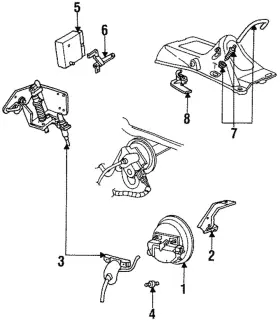 F47z-9c735-ba Ford Genuine Cruise Servo