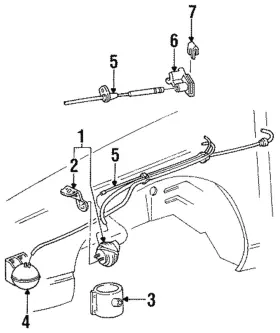F4sz-9a825-b Ford Genuine Actuator Assembly