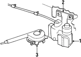 F58z-9a825-a Ford Genuine Actuator Assembly