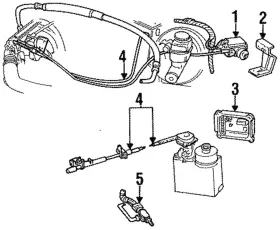 F59z-9d843-aa Ford Genuine Cruise Control Module
