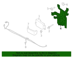 Hc3z-14c022-b Ford Genuine Mount Bracket #2