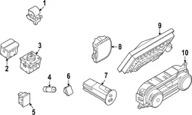 Lb5z-14b596-ca Ford Genuine Switch