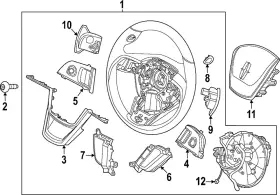 Lc5z-9c888-rb Ford Genuine Switch