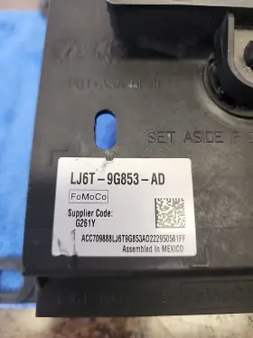Lj6t-9g853-ad Ford 2021 - 2022 Escape Adaptive Cruise Control Sensor Oem #2
