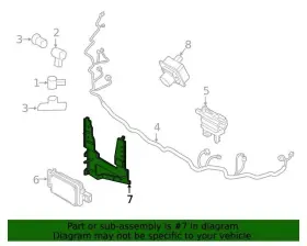Lj6z-14c022-a Ford New Oem Front Bumper Distance Sensor Bracket Escape 2020-2024 #3