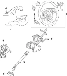 Lv4z-9c888-aa Ford Genuine Multi Switch