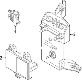 Nz6z-14c022-a Ford Genuine Distance Sensor Bracket