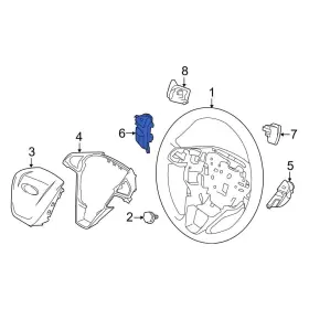 Dg9z9c888ad Ford Oe For Fusion 2014-2016 Cruise Control Switch