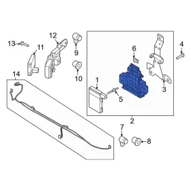 Ml3z9e731g Ford Oe For F-150 2021-2023 Front Cruise Control Distance Sensor