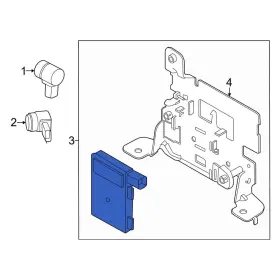 N1wz9e731f Ford Oe For Ranger 2024 Front Cruise Control Distance Sensor