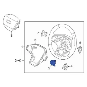 Rb5z9c888ab Ford Oe For Explorer 2024 Left Cruise Control Switch