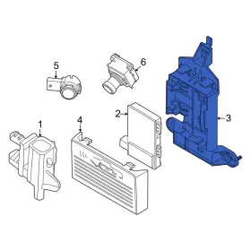 Sz6z14c022a Ford Oe Cruise Control Distance Sensor Bracket