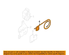 1s4z9a825cb Ford Oem 00-04 Focus-speedometer Speedo Cable