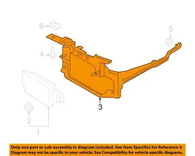Kt4z14c022aa Ford Oem 19-23 Edge Electrical Cruise Control System-mount Bracket