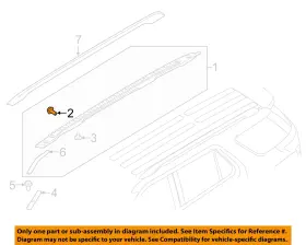 W718130s439 Ford Oem 16-19 Explorer Roof Trim-roof Rail Screw