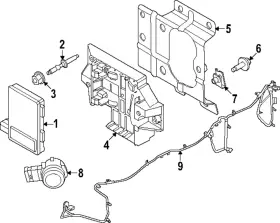 Pc3z-14c022-a Ford Genuine Mount Bracket