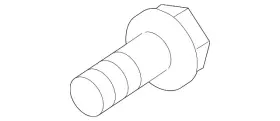 W710987-s442 Ford Genuine Distance Sensor Mount Bolt