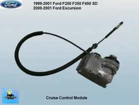 Xc3f9c735cb Ford 99 00 01 F250 F350 Excursion Cruise Control Module Servo