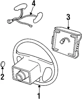 Xf2z-9c888-ab Ford Genuine Control Switch