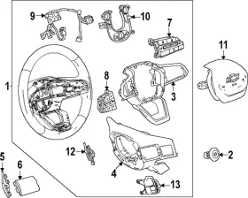 Gm 13552673 Genuine Cruise Switch