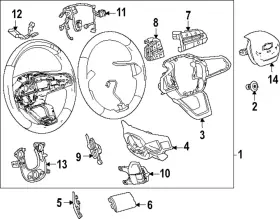 13558955 Gm Genuine Cruise Switch