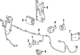 26509568 Gm Genuine F Bracket