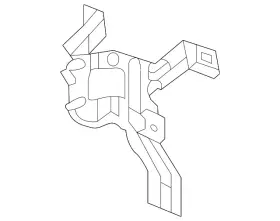 84752518 Gm Genuine Forward Range Radar Bracket
