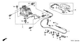 17885-pnf-a00 Honda Genuine Clamp Actuator Wire E