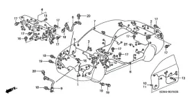 32100-sdb-a01 Honda Genuine Wire Harness Front End